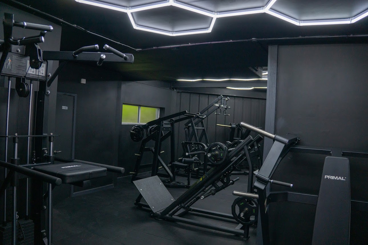 Plate-loaded pressing machines and hack squat